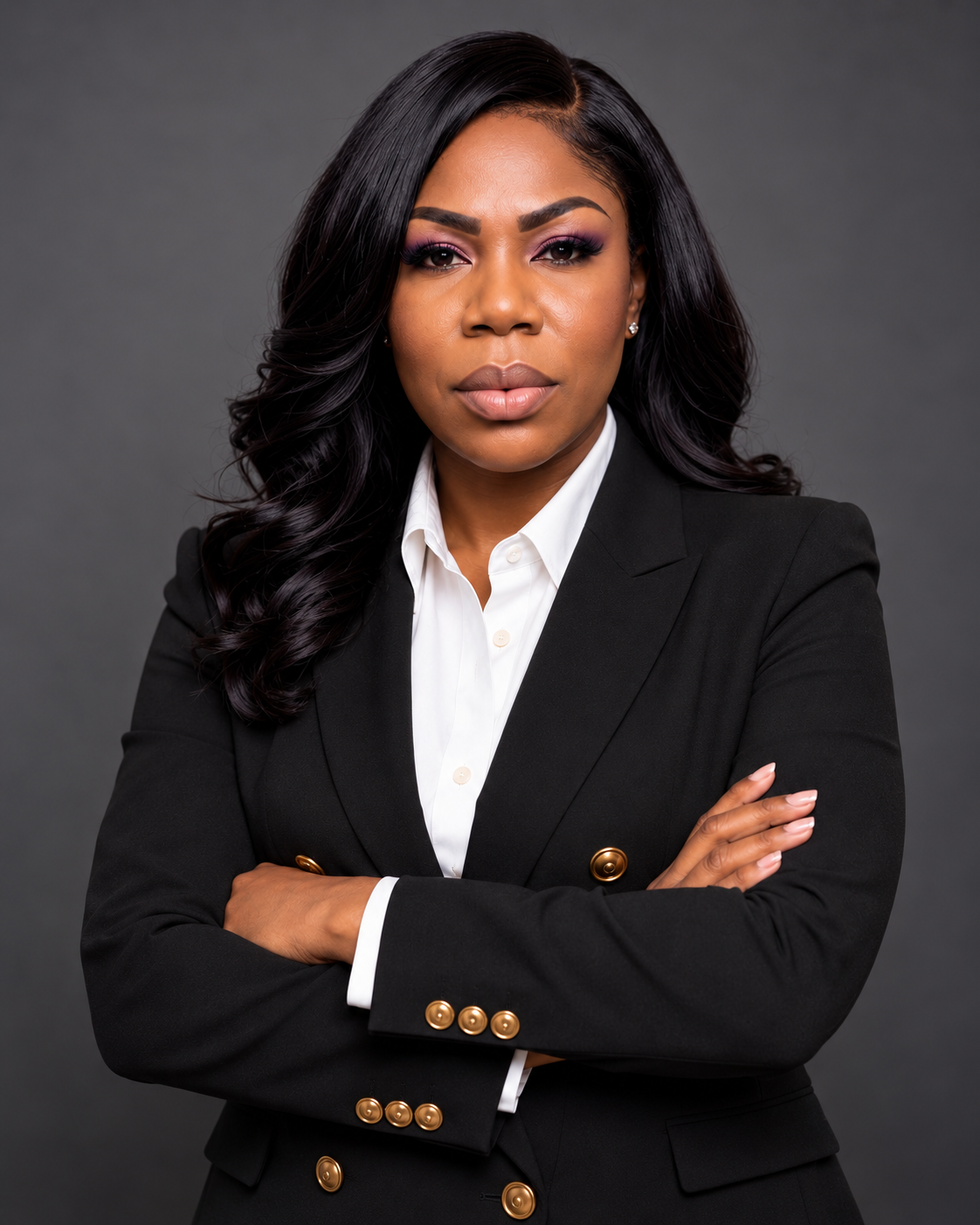 Dr. Denise Brannen in a black suit